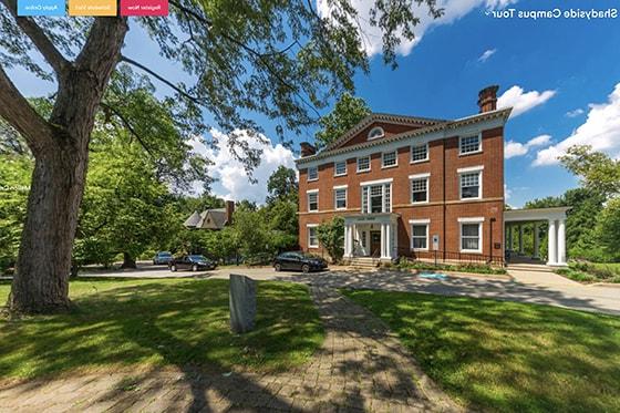 Screenshot from the Shadyside Campus virtual tour showing Berry Hall